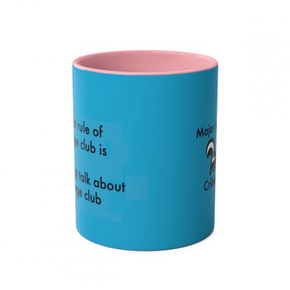 Cribbage mug blue. Cribbage club, two-tone, 11oz - Image 11