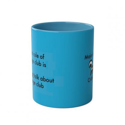 Cribbage mug blue. Cribbage club, two-tone, 11oz - Image 2
