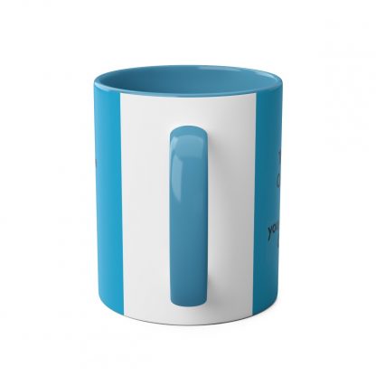 Cribbage mug blue. Cribbage club, two-tone, 11oz - Image 3