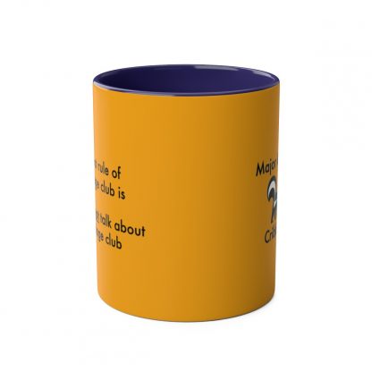 Cribbage mug orange. Cribbage club, two-tone, 11oz - Image 21