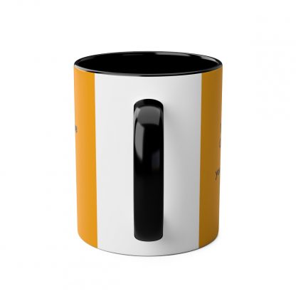 Cribbage mug orange. Cribbage club, two-tone, 11oz - Image 3