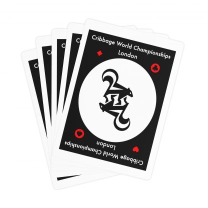 Cribbage playing cards, world championships London - Image 3